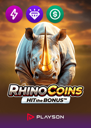 Rhino Coins Hit the Bonus – Playson
